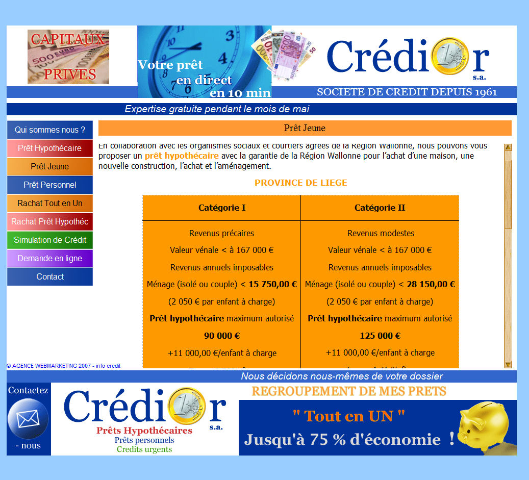 www.Credior.be